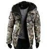 Giacche da corsa uomini cappotto camuffato camuffato autunno inverno addensare cerniera per escursioni