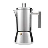 Garnki do kawy kuchenka ze stali nierdzewnej Moka Pot-Cuban Espresso Machine włoska maszyna espresso do indukcyjnego gazu lub pieców elektrycznych P230508