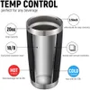 Gobelets 20 oz 12 oz tasse à café tasse thermique gobelet avec couvercle en acier inoxydable isolé sous vide à double paroi xicaras caneca copo termico 230506