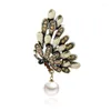 Броши Morkopela Charm Pearls Butterfly Brooch Pin