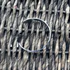 Pulseira n16e anel de aço inoxidável ajustável e pulseira para homens casal casal titanium simples hip hop