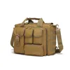 Backpacking Packar Militär ryggsäck Taktisk molle nylon messenger axelväska bärbar dator handväskor portfölj utomhus multifunktion klättringpåse p230508
