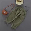 Shorts Fashion Baby Boy Casual Pants Cotton Button Infant Toddler Children Trousers Long Boys Loose Pant Clothes 1 10Y 230508