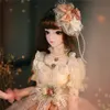 Dockor DBS 1/3 BJD Dream Fairy Doll Meanical Joint Body Brown Hair Blonde Hair British Style Officiell smink kläder Skor SD Anime 230508