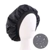 Nuove donne spesse cuffia per doccia vasca da bagno copertura per capelli cappello da bagno impermeabile riutilizzabile berretto con fascia elastica berretto SPA accessori per il bagno