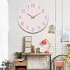 Wall Clocks Nordic Style Fashion Simple Silent For Home Decoration Clock Battery Operated Modern Design Timer Ornament