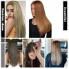 Syntetyczne peruki wędkarskie peruka włosów dla kobiet długi prosty klip Naturalnie miękki