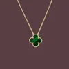 Fashion Pendant Necklaces for women Elegant 4/Four Leaf Clover locket Necklace Highly Quality Choker chains Designer Jewelry 18K Plated gold girls Gift