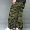 Pantaloni da uomo Design Salopette cargo ampia Pantaloni da uomo in cotone Hiphop Pantaloni da uomo larghi Hiphop Pantaloni mimetici Taglia 46