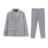 Men's Suits 2023 Autumn Casual Suit Men's All-match Loose-fitting Handsome Solid Color Jacket Light Cooked Wind Trousers