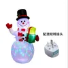 Kerstdecoraties opblaasbare schimmel Snowman Lantern Lumineuze Decoratie Decoratie Doll LED Light Garden speelgoedfeestje