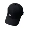 Moda Casquette Erkek Tasarımcı Şapka Kadın Beyzbol Kapağı Tapkalar Mektup Yaz Snapback Sunshade Sport Nakış Lüks Şapkalar Gorra Mavi Beyaz