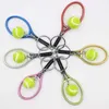 Schlüsselanhänger 1 Stück Mini-Tennisball und Schläger Modell Schlüsselanhänger Metall Neuheit Handtasche Liebhaber Sport