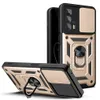 Telefonfodral för Motorola G60S G62 G71 G100 G200 E7 Power E20 Edge 20 30 Pro Lite Ultra Neo Fusion med 360 ° roterande kickstand ringbilmontering dubbelskiktsskyddsskydd täcker