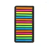 Gift Wrap 100/300PCS Color Stickers Transparent Fluorescent Index Flags Label Plan Kids Gifts School Office Supplies