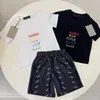 Garçons Filles Vêtements Ensembles Été Bébé À Manches Courtes T-shirt Shorts 2 PCS Ensemble Enfants Designer Vêtements Survêtement