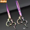 Hair Scissors ZqZq 2pcs 6 Inch Stainless Steel Hairdressing Scissors Cutting Professional Barber Razor Shear for Men Women Kids Salon 230508