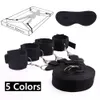 Adult Toys Sex Toys For Woman Men BDSM Bondage Set Under Bed Erotic Restraint Handcuffs Ankle Cuffs Eye Mask Adults Games for Couples 230508