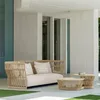 Camp Furniture Outdoor Sofa Courtyard Open-air High-end El Model Room Villa