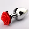 Anal Toys Rose Flower Plug Anal Pour Hommes Et Femmes Masturbateur Anal Produits De Sexe Pour Adultes En Acier Inoxydable Butt Plug Jouets Pour Adultes Produits De Sexe 230508