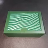 Tasarımcı Erkekler İzler Kutular GMT Koyu Yeşil İzle Dhgate Box Lüks Hediye Woody Case Saatler İçin Yat Saat Kitap Kart Etiketleri ve İsviçre İzler Kutuları Gizem Kutuları U1