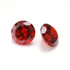 Beads YOUCHENG Charms Round Shape Wholesale Cz Stone 0.8mm-3mm GARNET Color Cubic Zirconia Synthetic Gems For Jewelry