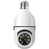 2.0MP E27 Soket Ampul Kamera Akıllı Ev WiFi IP Kamera 360 ° hareket dedektörü uzaktan ses interkom Tam HD Renk Gece Görüşü