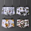 Mutande Boxer Shorts Cotone Stampa Intimo Uomo Boxer Cotone Mutandine da uomo Mutande maschili Vita media Boxer traspiranti Lunghi 230508