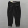 Men's Pants Autumn Winter Men's Trousers Cotton Casual Button Big Pocket Velvet Cargo Pants Oversize 4XL AZ301 AZ338 230508