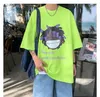 Men's T Shirts Summer Men Women Short Sleeved Anime T-shirt 2023 Couple Streetwear Loose Shirt Harajuku Y2k Top Oversized Tshirt Clothing