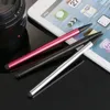 Telefoon tablet touchscreen pennen capacitief stylus potlood voor iPhone iPad samsung ronde rubberen kop tablet pennen briefpapier benodigdheden