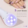 Suszarki do paznokci ręczne lampa LED UV do paznokci lampa suszona