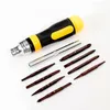 Screwdrivers 19 In 1 Magnetic Hex Torx Screwdriver Set DIY Manual for Phone Laptop Electrician Repair Tools Bits Multifunctional Screwdriver 230508