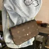 Женские дизайнерские сумки на плечах с кошелькой удерживают 3-в-1 Lady Lady Lady Crossbody Messenger Bags Multi Felicie Pochette Flower Chain Louisevuit Wallet Sagn