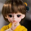 Dolls 30CM Fashion Bjd Doll 18 Joints Beauty Make Up DIY Bjd Dolls With Clothes Suit Gifts For Girl Handmade Beauty Toy 1/6 BJD 230508