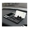 Car Cleaning Tools Mtifunctional Mat Holder Non Slip Sticky Anti Slide Dash Phone Mount Sile Dashboard Pad Drop Delivery Mobiles Mot Dh51D