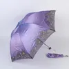 Guarda -chuvas mulheres luxuosas dobradas de aranha -guarda -chuva UV Proteção do sol no guarda -vento fofa paraguas engrenagem de chuva plegable yyy10xp 230508