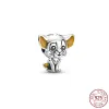 925 Sterling Silver Charms voor Pandora Jewelry Beads Bracelet Sieraden maken DIY -cadeau