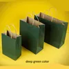 Gift Wrap Box 2023 Bag 50pcs Mix Color 32x11x25cm Kraft Paper Tote Bags /festival Bags/paper With Loops/wedding