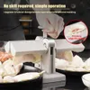 Backformen Koch Dumpling Maker Maschine Haushalt Doppelkopf Automatische Dumpling Maker Form Schnelle Dumpling Empanadas Pierogi Maker Tools 230506