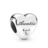 Nuovo argento sterling 925 con perline amore figlia padre moglie migliore amico nan grazie adatto per braccialetto fai da te regalo donne gioielli vacanza pandora