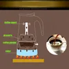 Cafetières Cuisinière moka cafetière en acier inoxydable filtre italien machine à expresso outil de percolateur de café cafetière moka 100/200/300/450 ml P230508