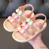 Sandalen Mädchen Sandalen Sommer Neue Kinder Süße Mode Strandschuhe Casual Kinder Wohnungen Weichen Boden Kleinkind Baby Sandalen 24-35