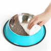 Tigelas de sublimação Nome personalizado para gatos cães cães aço inoxidável colorido de cachorro gato gato não deslizamento Durável Bowls alimentador de alimentação tigela de água de cachorro