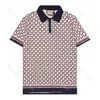 Polo firmate da uomo Polo di lusso T-shirt da uomo casual Snake Bee Lettera Stampa Ricamo Moda High Street Man Tee Vacanze