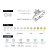 Solitaire Ring Classic Six Claw 1ct~3ct Ring Round Brilliant Cut Diamond Test Passed Diamond Solitaire Rings for Women 230506