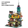 Blocks City Gardens Building Bricks Compatible 71741 70620 Toy Kids Christmas Birthday Gift X19006 06066 230506