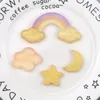 50pcs Rainbow Cloud Silicone Mold Handmade DIY Star Moon Fondant Gum Paste Cake Decor Drip Glue Resin Art Craft Baking Supplies