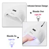 Nail Dryers LED Nail Lamp For Manicure 72W Nail Dryer Machine UV Drying Lamp For Curing UV Gel Nail Polish With Motion Sensing LCD Display 230508