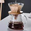 Кофейные горшки 700/500/300 мл облачной в форме V60 Pul Oper Coffee Machine Coffee Dripper и установка многоразового кофейного чайника P230508